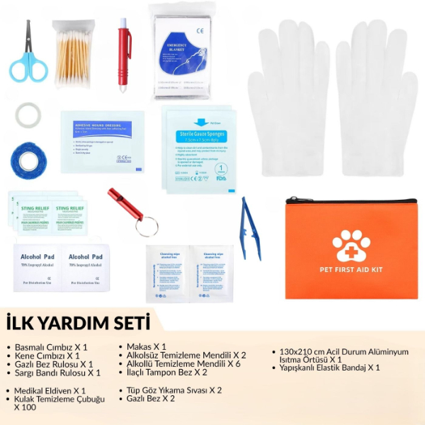 Evcil Hayvan İlk Yardım Seti Çantası  - 4